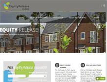 Tablet Screenshot of equityreleaseloans.com